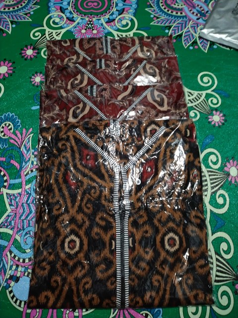 Batik Tunik Shibori Jumputan Terbaru Size M-3l / Hrb026 Yelbor Whitbor Creambor Tunik Batik Modern