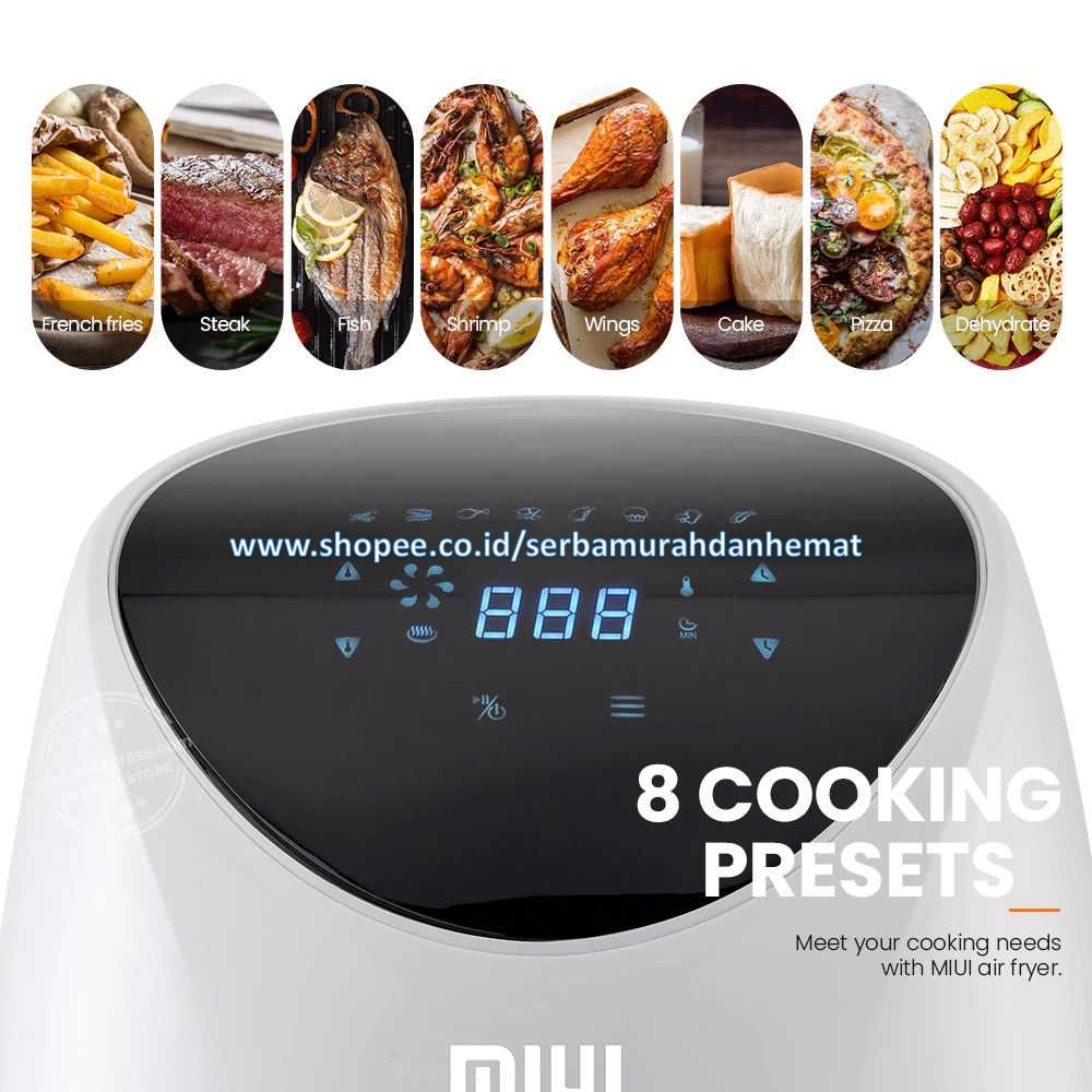 MIUI Air Fryer Penggoreng Tanpa Minyak Touchscreen 4.6L