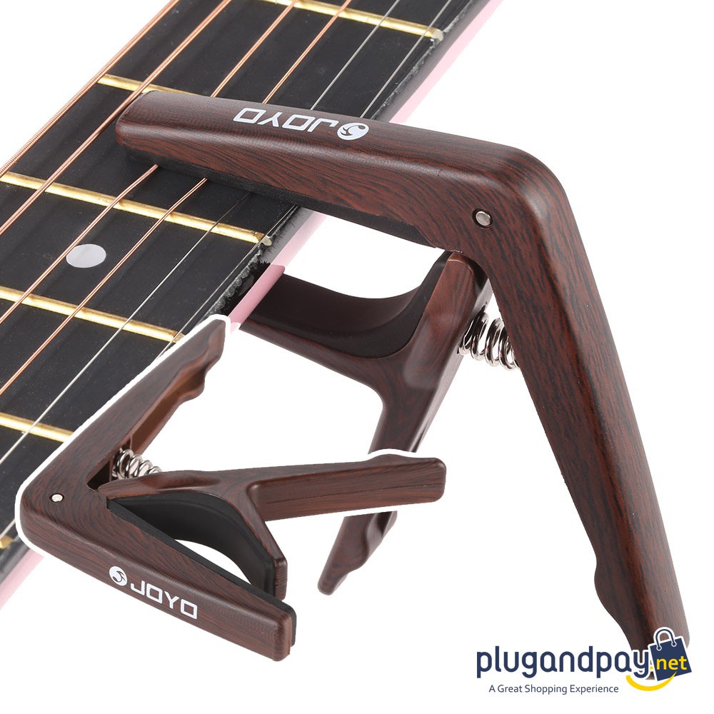 Guitar Capo Joyo Kapo Murah Bass Ukulele Motif Kayu - pnp.gadget