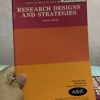 Buku Research Design and Strategies