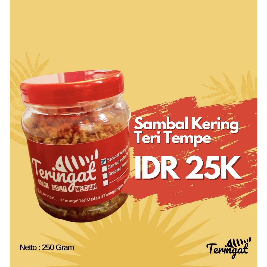 

Sambal Kering Teri Tempe