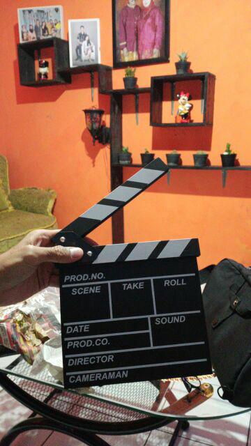 677 - Clapper Board Papan Penanda Action Claper Syuting Shooting Film