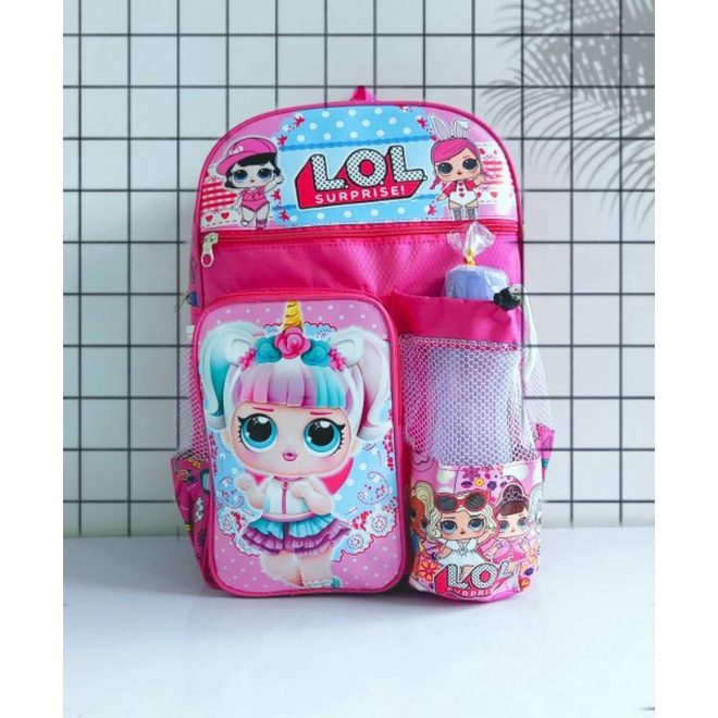 Ayasha Tas Ransel Anak Sekolah Karakter LOL BTS BT21 Perempuan