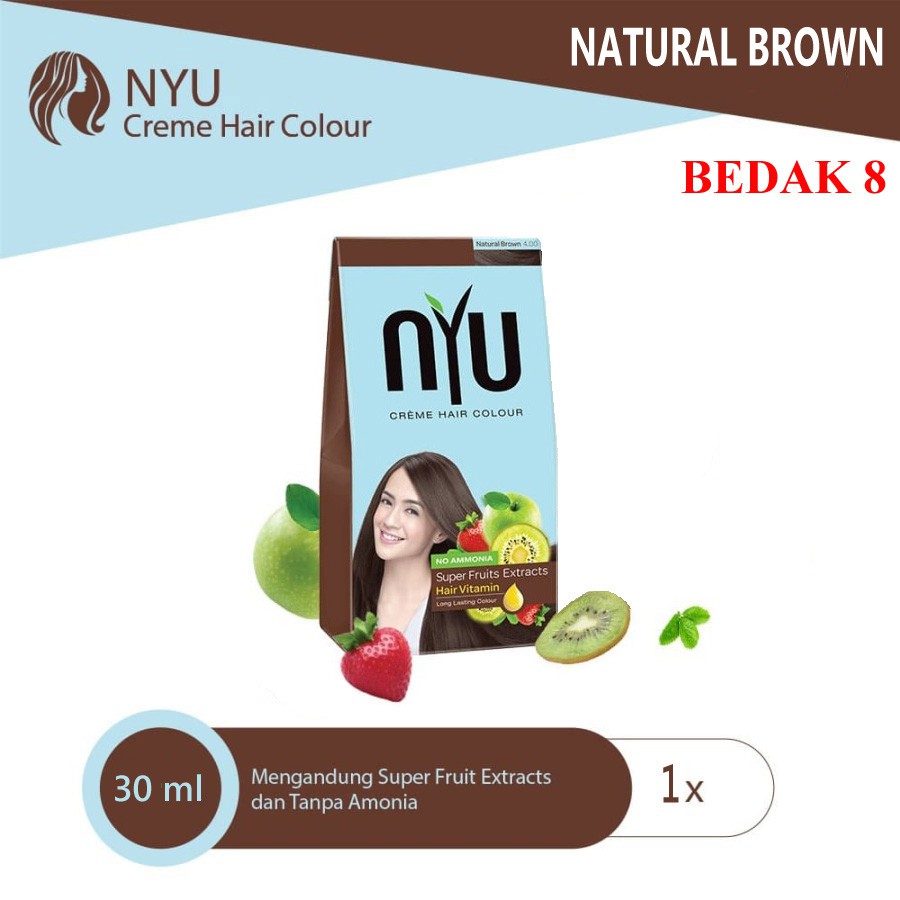 NYU Creme Hair Color/ Cat Rambut/ Semir Rambut Nyu