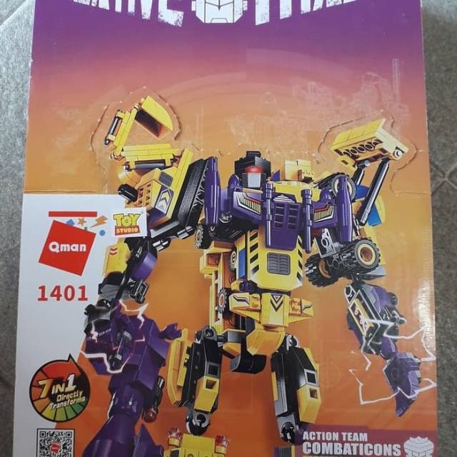 MAINAN LEGO QMAN Creative master 1401 isi 7pc