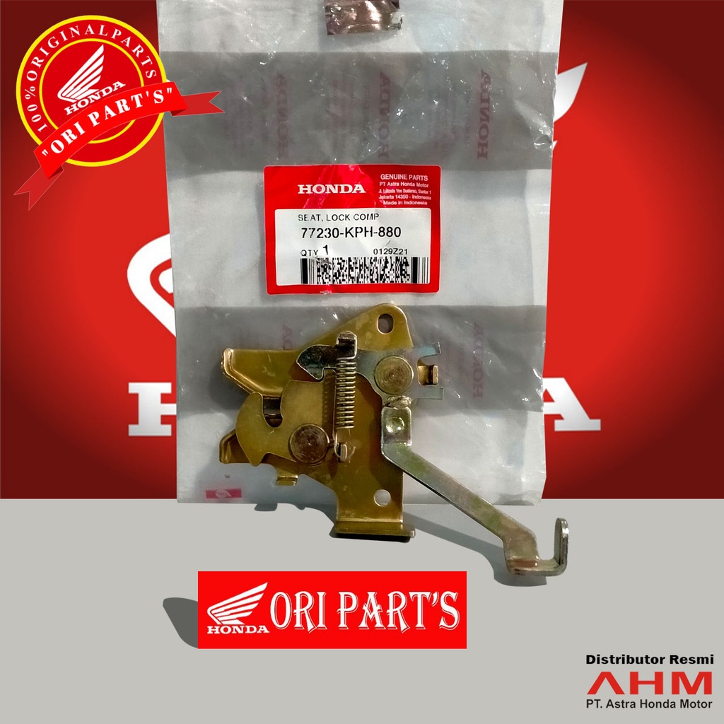 dudukan kunci jok belakang kharisma // 77230kph880