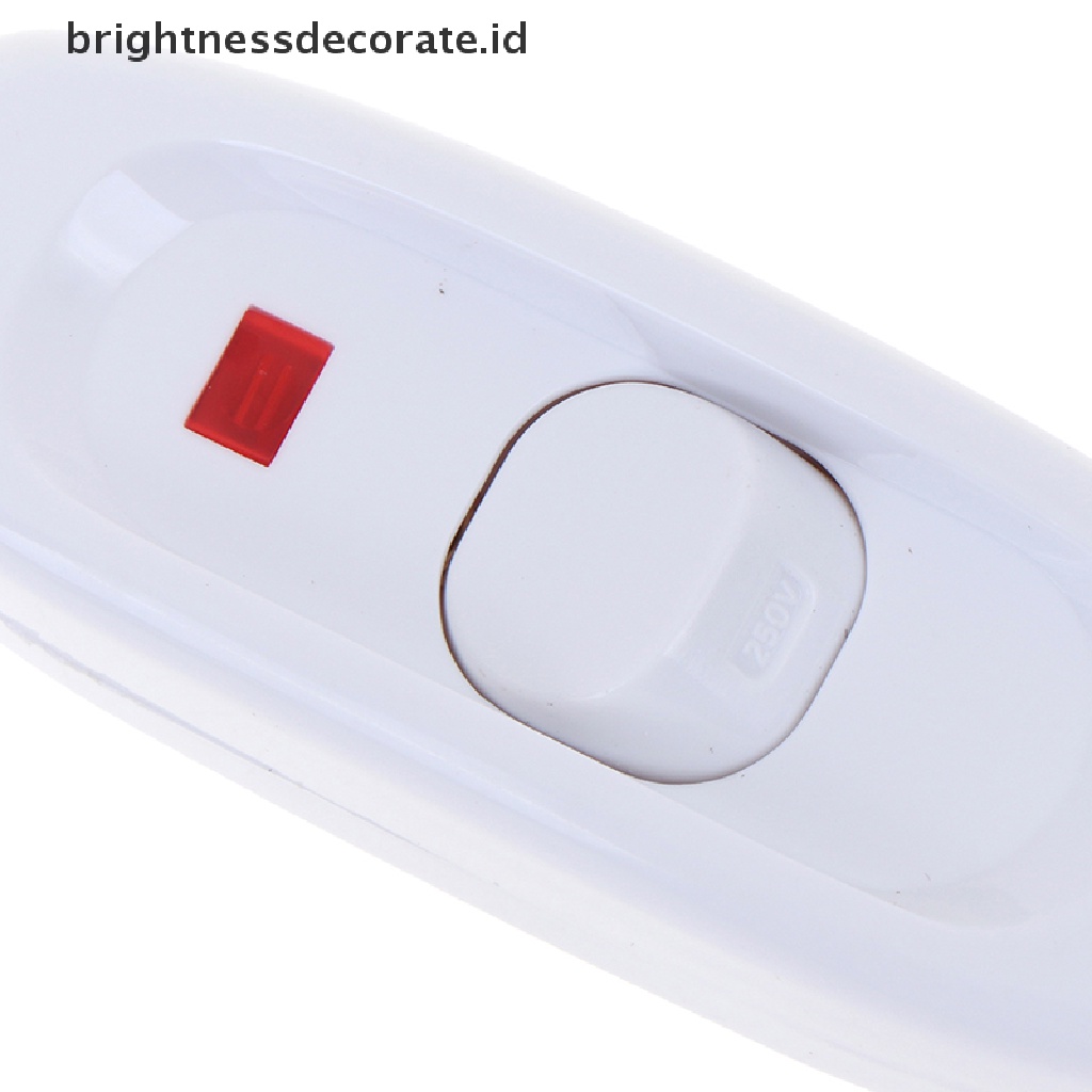 (Birth) Saklar On / Off Lampu Meja 10a Warna Hitam