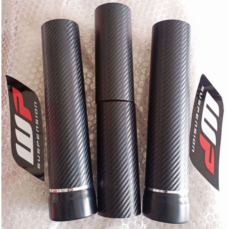 Cover shock Depan Model Real Jump CRF 150L Warna Hitam Karbon