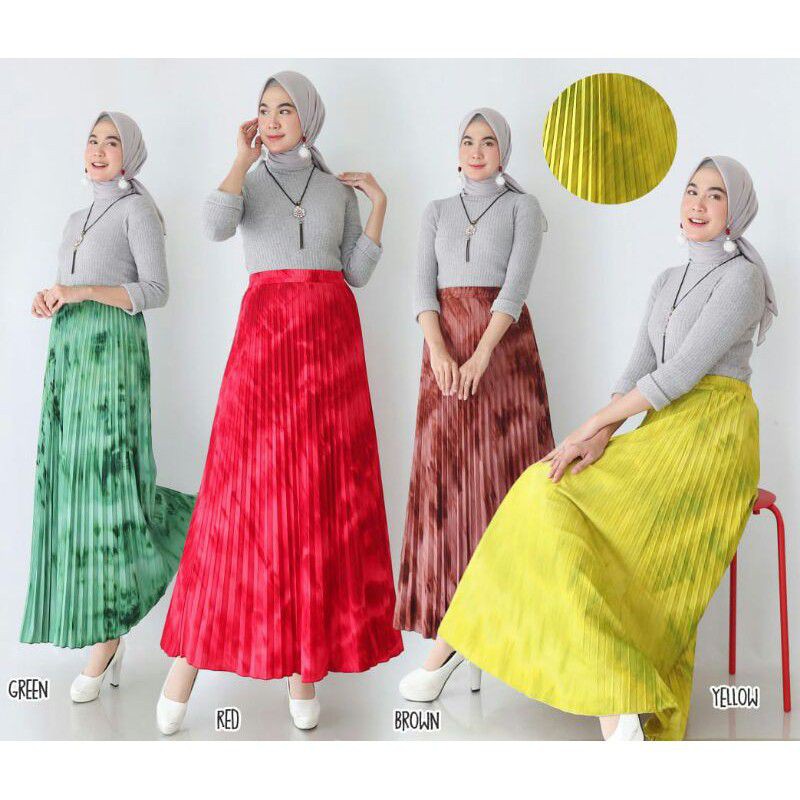 ROK PLISKET - ROK PLISKET PAYUNG CORAK BALI ( PREMIUM )