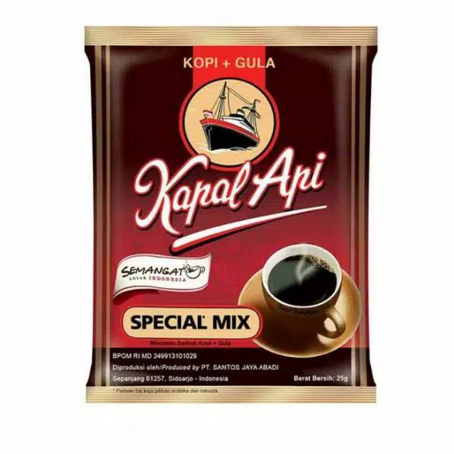 

Kopi kapal api special mix sachet !!! PROMO Per Checkout max 1 pcs Ya !!!