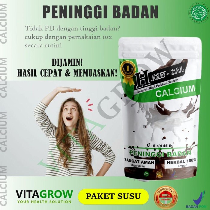 

PAKET SUSU PENAMBAH PENINGGI BADAN AMPUH / penambah tinggi badan