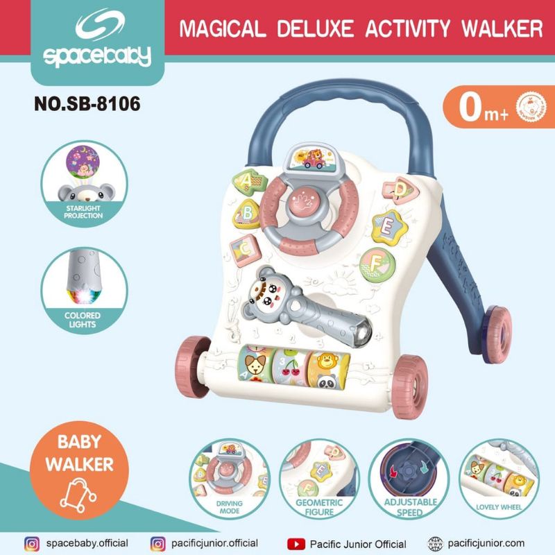 BABY WALKER ALAT JALAN BABY SPACEBABY SB 8106 / SB8106