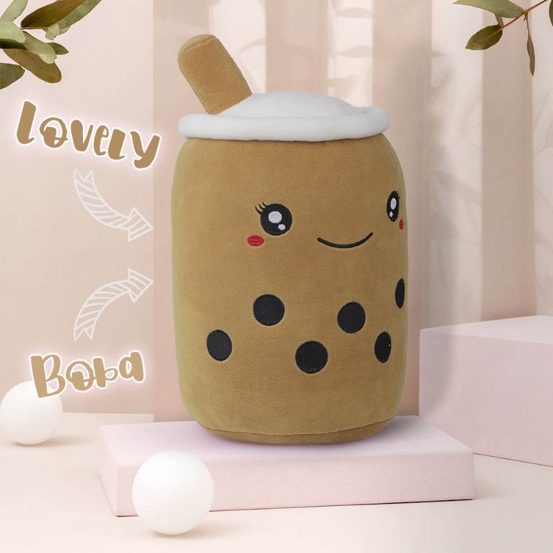 Boneka Boba Large Coklat Berlabel SNI Tinggi 50 cm Jumbo Bahan Premium | Boneka Cantik Lucu Lembut Ditangan Bahan Velboa Berkualitas