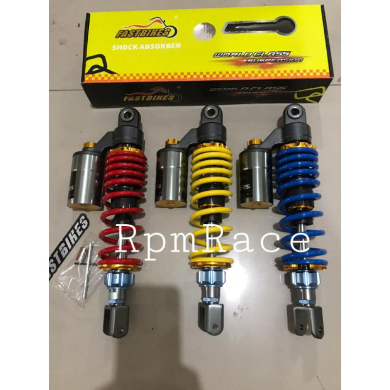 SHOCK SHOCKBREAKER BELAKANG TABUNG ATAS FASTBIKES MODEL KTC KLIK 310MM BEAT SCOOPY VARIO MIO DLL