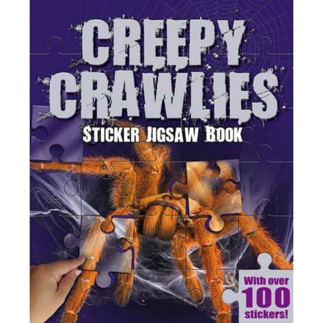 BBW Sticker Jigsaw Book: Creepy Crawlies with Over 50 Stickers - Buku Sticker Serangga