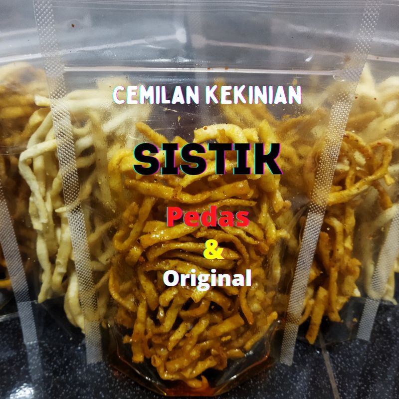 

cemilan kekinian sistik/Tiktuk jeletot maknyus cikruh pedas & original