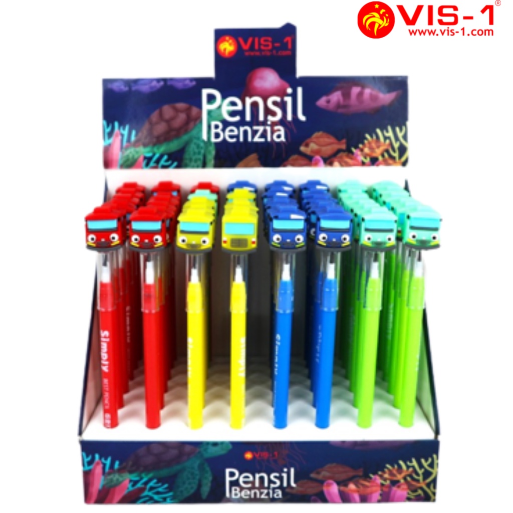 

Pensil Benzia VIS-1 Karakter / Pensil Sambung Susun / Pensil Fancy / Pensil Box isi 48 Pcs