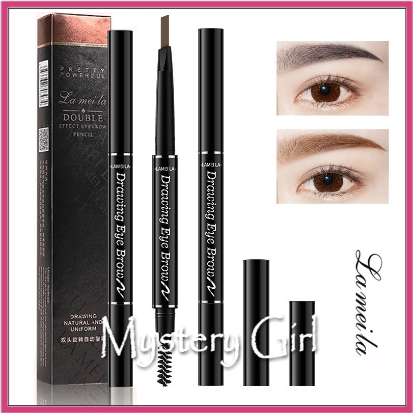 Mysterygirl - Eyebrow Pen Pensil Alis Eyeliner Waterproof Eyebrow Pencil  7 Warna Lameila ORIGINAL Kosmetik Pen