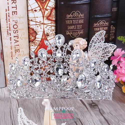 [READY STOCK] AKSESORIS MAHKOTA WEDDING CROWN HEADPIECE PENGANTIN MPP002