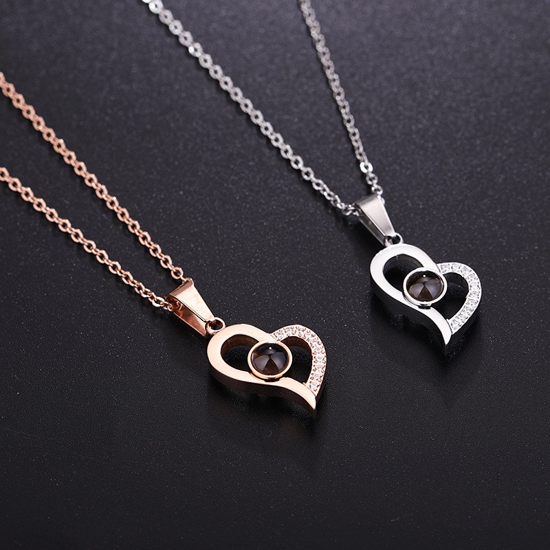 [New] Kalung titanium mini korea hadiah wanita cewek 316L anti karat KK174