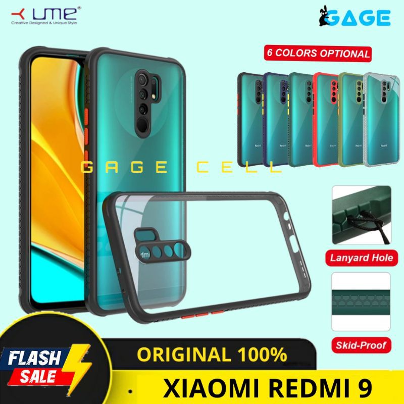 ORIGINAL ✅ SOFTCASE HYBRID FUZE CRYSTAL XIAOMI REDMI 9 - CASING HARDCASE BUMPER REDMI9 BACK COVER