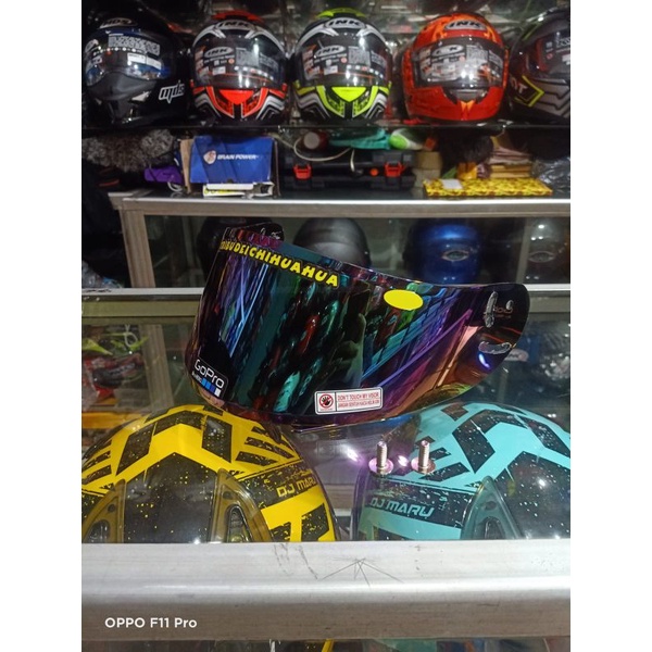 Flat visor ink CV l max - kaca helm ink CL max - kaca flat visor pnp ink cl max free stiker visor