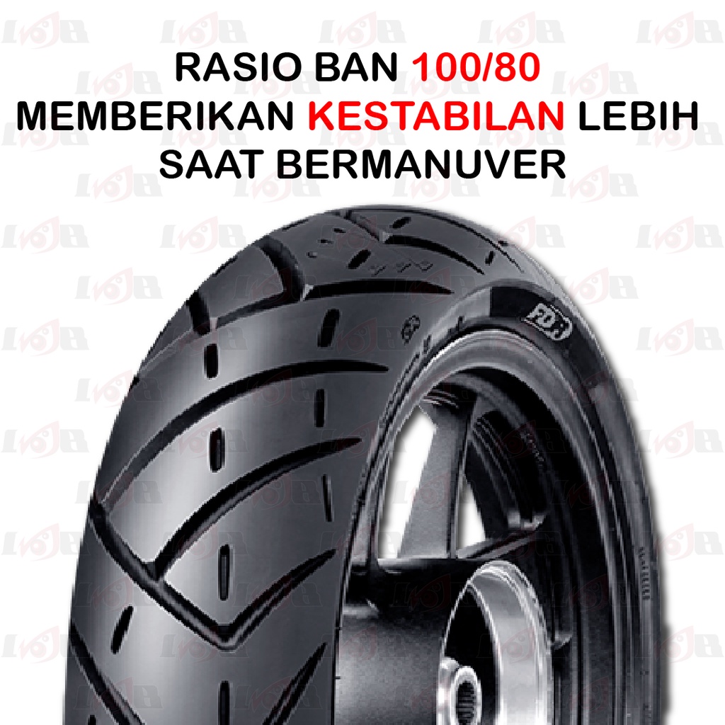 FDR 100/80-14 Sport Zevo Ban Tubeless Motor Matic Matik Sport Touring Daily