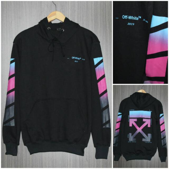 off white diag gradient hoodie