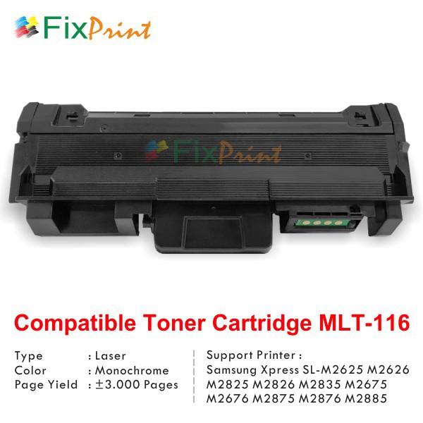 Cartridge Toner Compatible MLT116 MLT-116 MLT 116 D116 Printer SL-M2625 SL-M2626 M2825 M2826 M2875