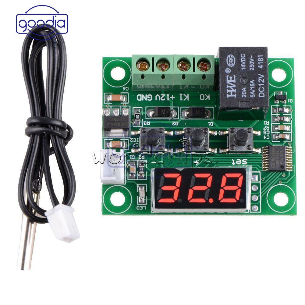 ✈【Fast/COD】✈ -50-110°C W1209 12V Digital thermostat Temperature Control Switch sensor Module