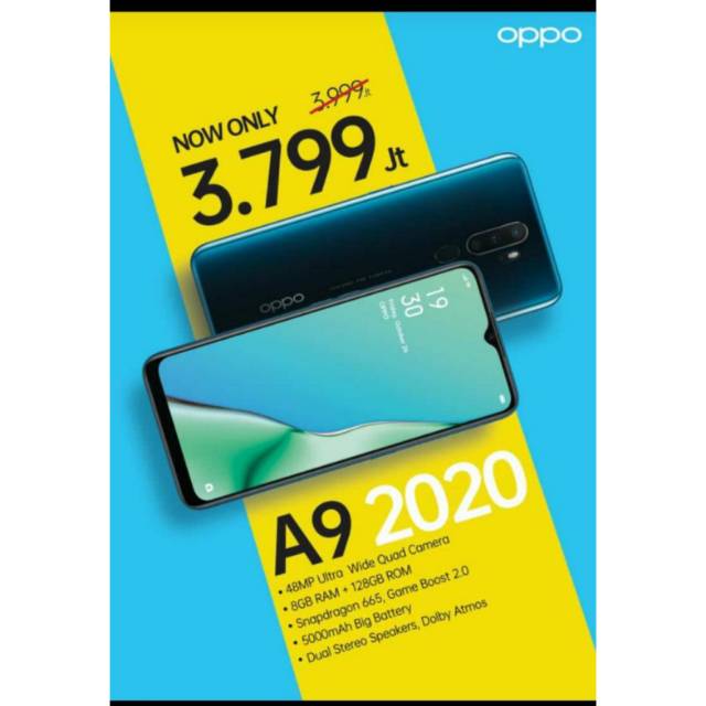 Oppo A9 2020 Ram 8/128GB