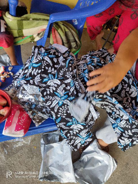 Bswart Batik Hrb026 Kenongo Hem Pendek Padi Pekalongan M L Xl Batik Pria Murah Modern Grosir