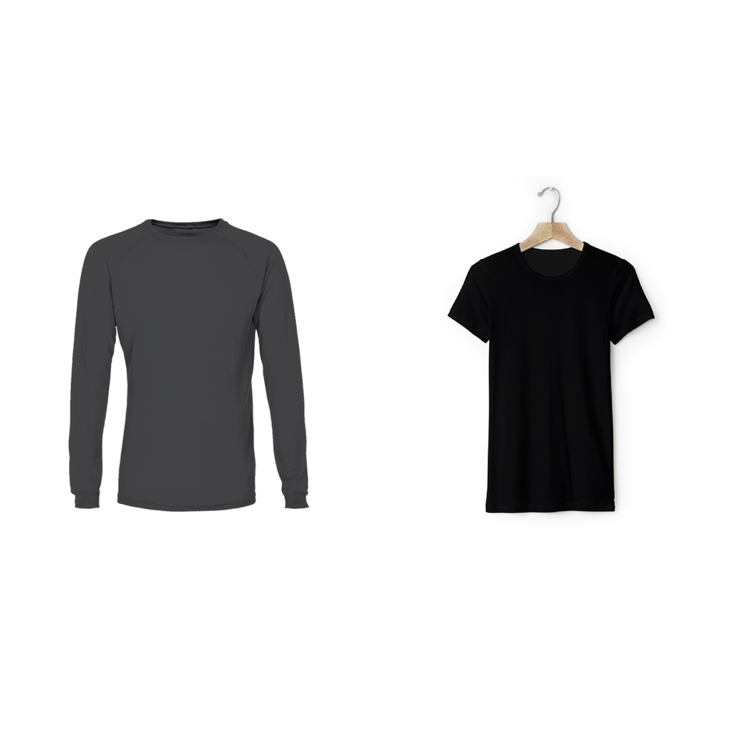 T Shirt / Baju Kaos Hitam Polos Keren Pria Dan Wanita