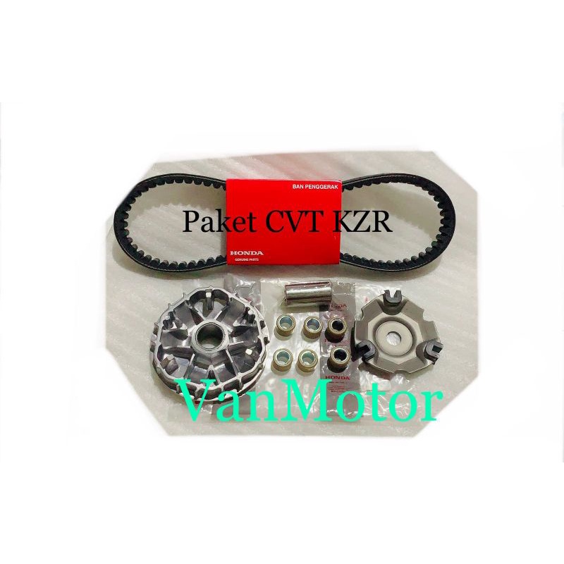 PAKET CVT VANBELT VAN BELT SET RUMAH ROLLER ROLER SET ASSY VARIO 125 LED VARIO 125  HONDA KZR 1set sesuai foto