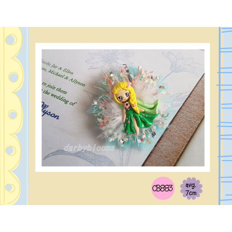 Jepit Rambut Princess Elsa Frozen Big Bows Pita Rambut Handmade Elsa Frozen