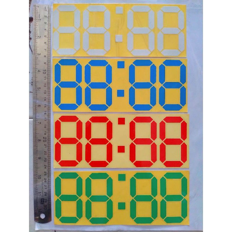 ...ticker angka sticker huruf angka digital sticker cutting