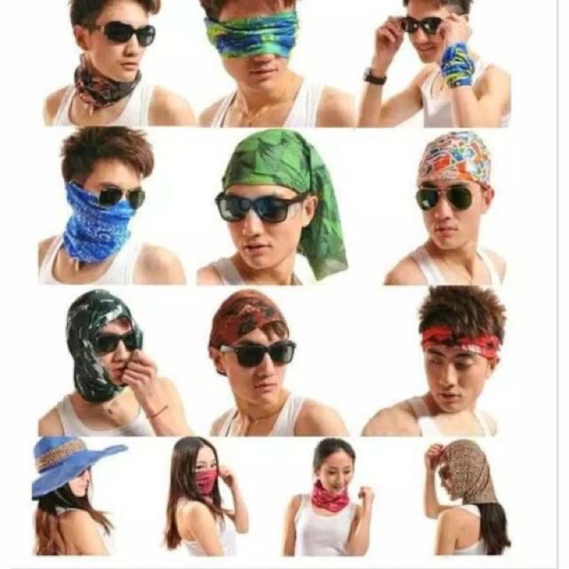 COD Baff masker wajah motif/bandana/buf/daleman kepala/BAFF MULTIFUNGSI MURAH