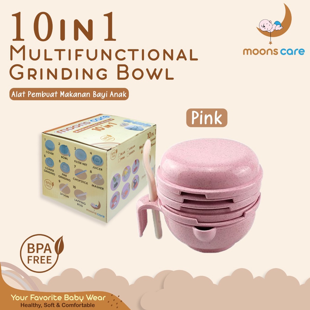 ALAT MPASI BAYI Baby Food Maker Grinding Bowl Alat GRINDING KIDDY Pembuat Makanan Bayi Anak 9pcs Grinder bayi makan  Baby Food Maker Grinding Bowl Alat Pembuat Makanan Bayi Anak 9pcs food maker baby slow cooker Alat Pembuat Makanan Bayi Anak