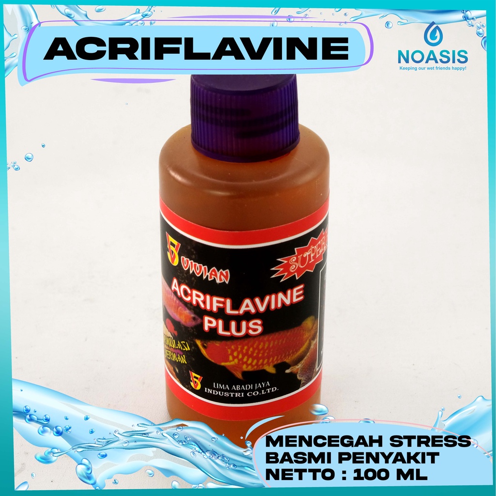 OBAT IKAN ACRIFLAVINE PLUS ACRIVLAFINE VIVIAN