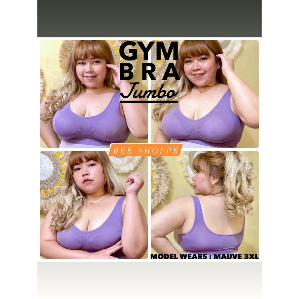 Gym Bra BRA OLAHRAGA/BRA TANPA KAWAT KAOS MELAR JUMBO BIG SIZE XL XXL 4XL 5XL 6XL