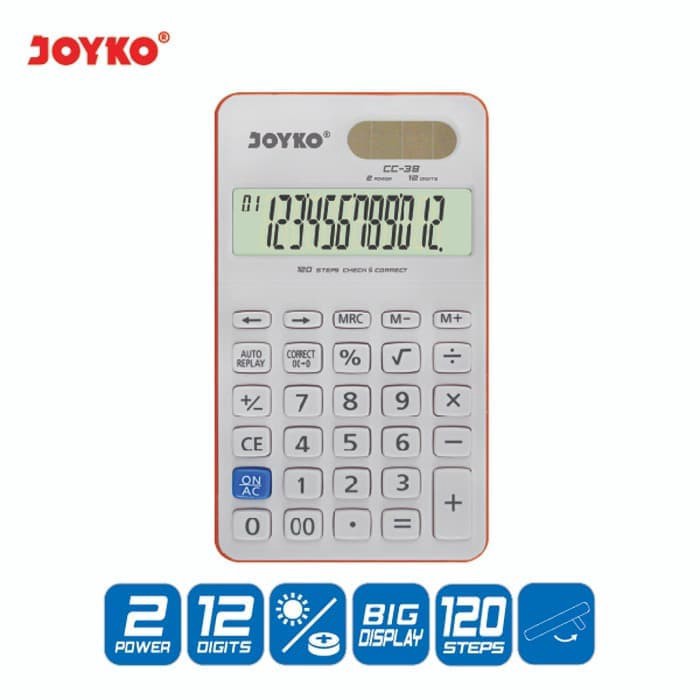 

Calculator / Kalkulator Joyko CC-38 / 12 Digits / Check Correct / Joyko Original