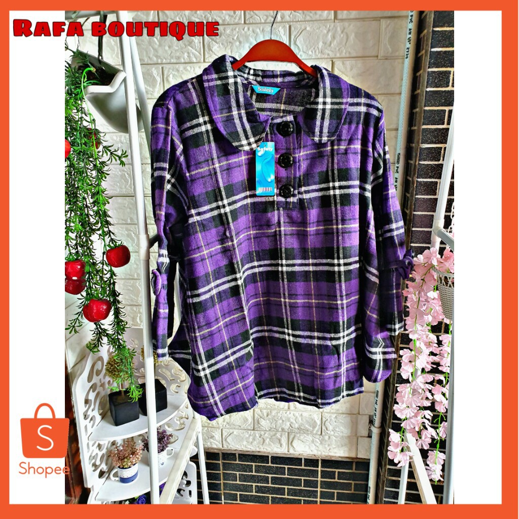 TUNIK FLANEL || TUNIK MURAH || ATASAN TUNIK || ATASAN WANITA || ATASAN FLANEL || FLANEL WANITA