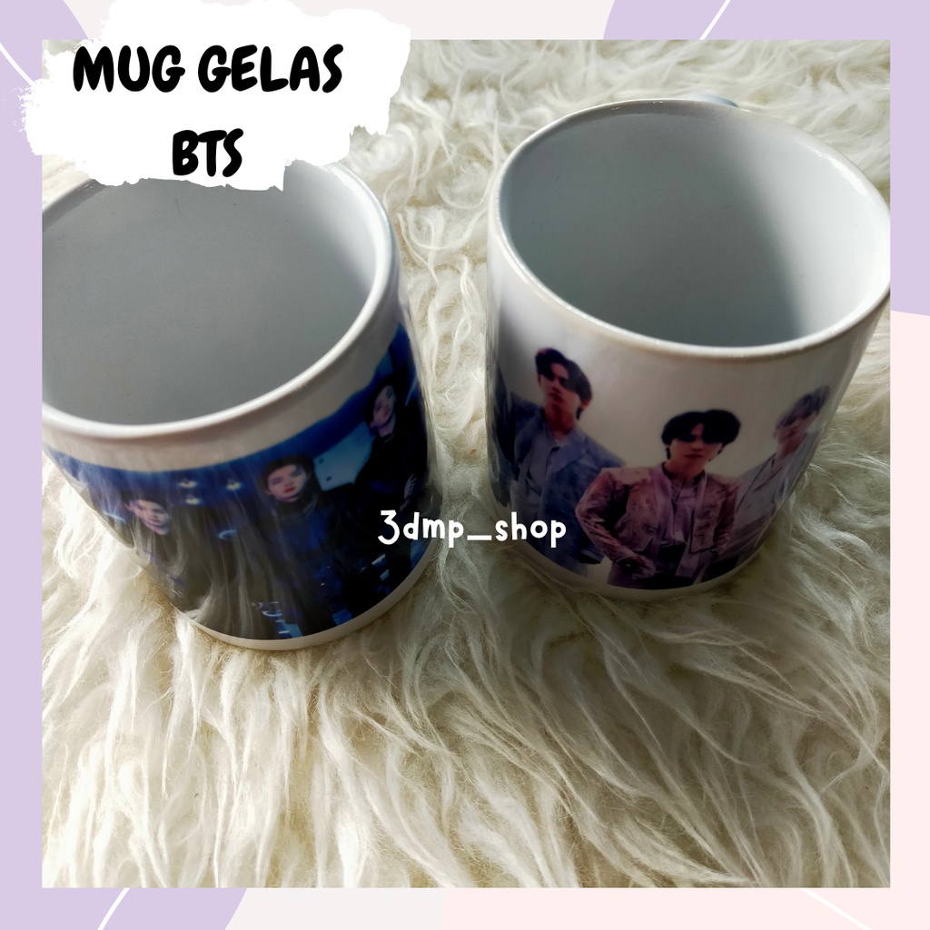 [TAMBAHKAN BUBLE WRAP] Mug BTS Tiny tan BT21