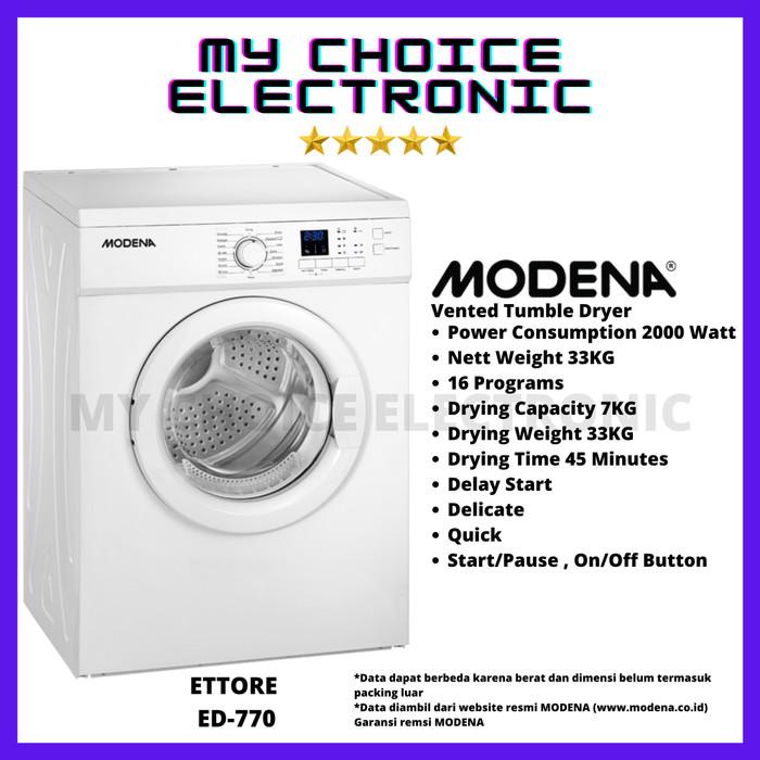 Clothes Dryer / Modena Pengering Pakaian Ed 770 Ettore / Cloth Dryer Ed-770 Ettore