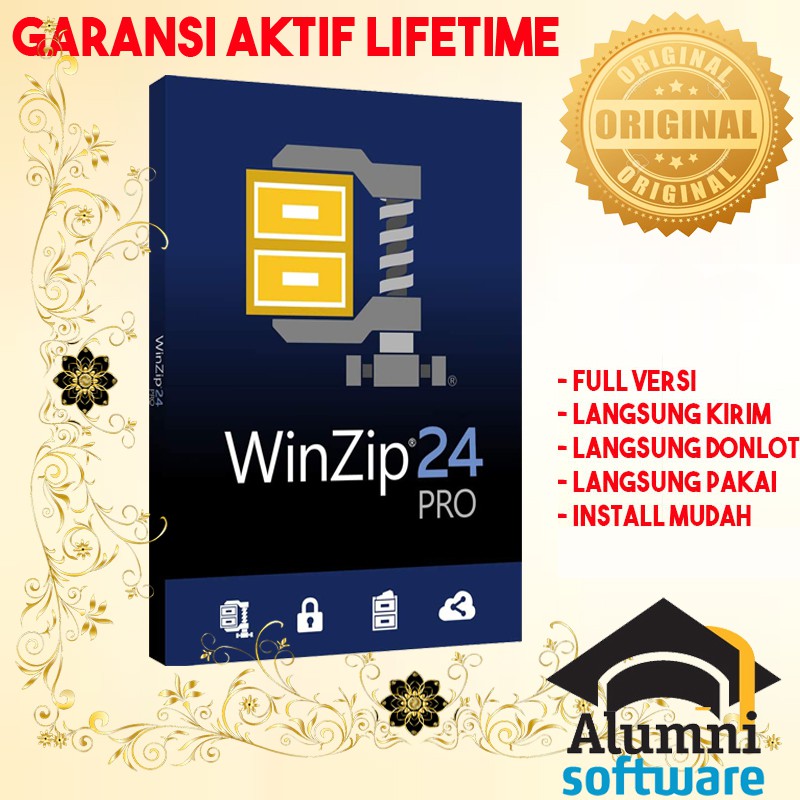 [FULL VERSION] WinZip Pro 24 Zip Zipper Rar Files - GARANSI AKTIVASI