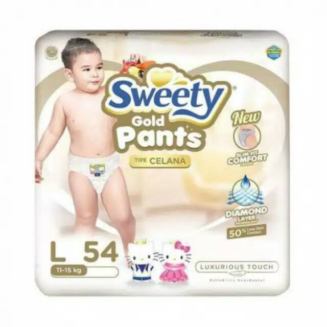 Pampers sweety pants gold diapers L54/XL44