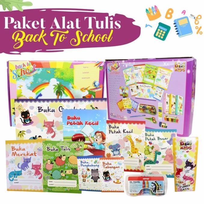 

Paket Alat Tulis Perlengkapan Sekolah PAUD TK SD Back To School