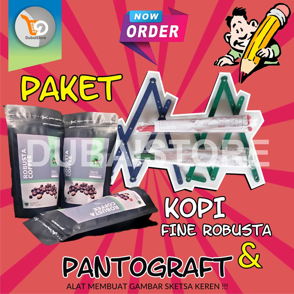 

PANTOGRAF PLUS KOPI FINE ROBUSTA 50 Gram