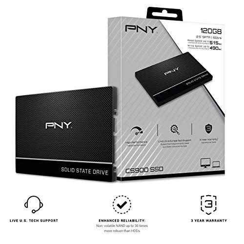 PNY CS900 SSD 120GB 2.5&quot; SATA III 6Gb/s