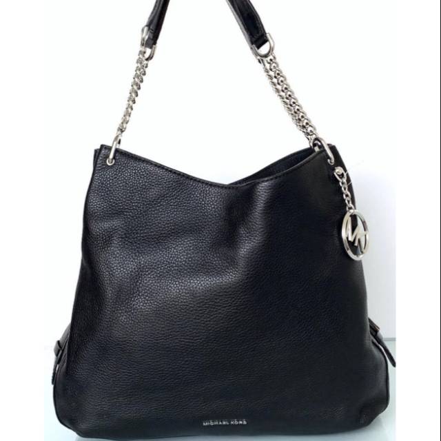 authentic michael kors lillie large black